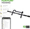 Tunturi Deurtrainer - Fitness-set - Optrekstang - Inclusief gratis fitness app - Zwart