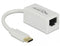 Delock 65906 - USB-C naar RJ45 Gigabit Ethernet LAN adapter - CAT6 - Wit