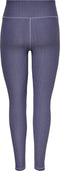 ONLY PLAY ONPASHUA HW TRAIN TIGHTS - Dames Sportlegging - Hoge tailleband - Donkergrijs met paarse gloed