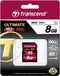 Transcend 8GB SDHC UHS-I 600x - Geheugenkaart - Class 10 - (128GB)