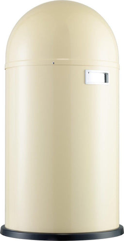 Wesco Pushboy - Prullenbak - 50 Liter - Amandel