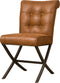 SIDD Barcelona sidechair - fabric cherokee 8 cognac