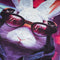 UNIDRAGON Houten Puzzel Voor Volwassenen Pop Art - Cyber Konijn - 250 stukjes - 32x23 cm