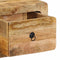 vidaXL - Tv-wandmeubel - 100x32x25 - cm - massief - hout - ruw - mangohout