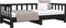 vidaXL - Slaapbank - met - onderschuifbed - 90x190 - cm - massief - grenenhout - zwart