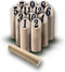 SES - Finntoss - Fins kegelen original - echt houten onderdelen - in handige bewaartas - Familiespel - Buiten Spelen - Kegelen - Hout