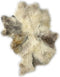 PTMD Furry Mix White Shaped Sheepskin Plaid
