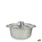 Casserolepan met deksel Kinvara 66105 Zilverkleurig Wegwerpbaar Met deksel Pan