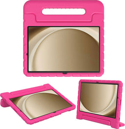 imoshion Samsung Galaxy Tab A9 Plus - Kidsproof Tablethoes - Schokabsorberend Foam met Handvat - Roze
