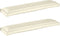 vidaXL - Palletkussens - voor - bank - - - 2 - stuks - - - Crème - - - 150x40x8 - cm - - - Oxford - stof