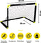Dunlop Voetbaldoel - Opvouwbaar - 90 x 59 x 61 cm - Zwart/Geel