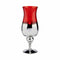 Kaarshouder Kristal Rood Zilverkleurig 13 x 35 x 13 cm (6 Stuks)