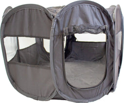Lowander puppyren opvouwbaar - Hondenren 110x110x61 met pop-up systeem - Zwart