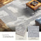 tectake® Vintage Design Vloerkleed Dalia - Laagpolig - Wasbaar - 200x274cm - beige