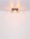 Globo TOKKI - Vloerlamp - 3-Lichts E14 40W - Matt zwart