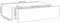 vidaXL Wandschap - Ladekast - 40x23,5x10 cm - MDF - Wit