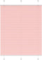 vidaXL - Plissé - rolgordijn - 105x100cm - stofbreedte - 104,4cm - polyester - roze