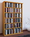 VCM Houten CD DVD-standaard plank kabinet opslag staande plank Ronul Houten CD DVD-standaard plank kabinet opslag staande plank Ronul