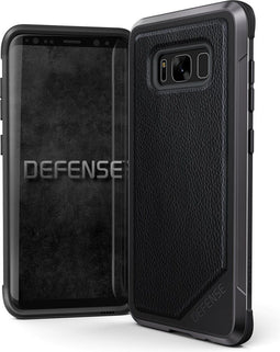 X-Doria Samsung Galaxy S8 - Defense Lux Back Cover - Schokbestendig - Zwart