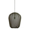 Light & Living Plumeria - Hanglamp - Ø42x50 cm - Donker Groen - Textiel + Metaal - E27