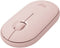 Logitech Pebble M350 - Draadloze muis - Stil klikken en scollen - Roze