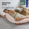 BABYMOOV Doomoo Buddy kraamkussen, uniek comfort van zwangerschap tot borstvoeding, troebel roze
