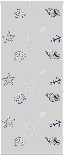 vidaXL - Doucherolgordijn - 110x240 - cm - stofbreedte - 106 - cm