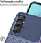 iMoshion Hoesje Geschikt voor Samsung Galaxy A25 Hoesje Siliconen - iMoshion Thunder Backcover - Donkerblauw