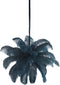 Light & Living Hanglamp Feather - Ø80cm - Blauw