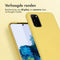 iMoshion Hoesje Geschikt voor Samsung Galaxy S20 Hoesje Met Koord - iMoshion Color Backcover met afneembaar koord - Geel