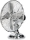 Trebs 99384 - Retro Tafelventilator - 35 Watt - 3 snelheden - Chroom