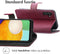 iMoshion Hoesje Geschikt voor Samsung Galaxy A13 (4G) Hoesje Met Pasjeshouder - iMoshion Luxe Bookcase - donkerrood