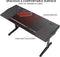 Eureka Ergonomic - I55 Polygon Leg Gaming Desk - Black