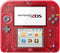 Nintendo 2DS transparant rood