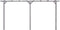 vidaXL - Pergola - 400x40x205 - cm - geïmpregneerd - grenenhout - grijs