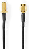 Nedis CSGL02020BK05 - SMA-antennekabel - 50cm - Zwart