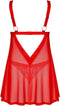 Obsessive - Elianes Babydoll en String - Rood