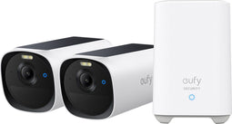 Eufy E40 - 2K Cameraset - Zonnepaneel SolarPlus™ 2.0 - (2-Pack)
