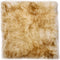 vidaXL - Stoelkussens - 2 - st - 40x40 - cm - echt - schapenvacht - gemêleerd - bruin