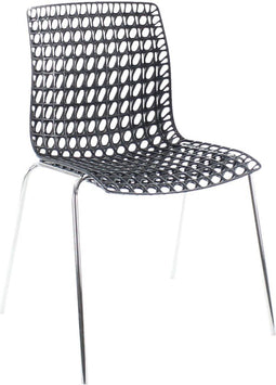 Workliving Moiré - Vergaderstoel - Eetkamerstoel - Kunststof - Design