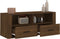 vidaXL - Tv-meubel - 100x35x40 - cm - bewerkt - hout - bruin - eikenkleur