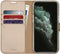 Accezz iPhone 12 Pro Max - Flip cover - Krasbestendig Schokbestendig - Goud