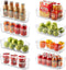 Five® | Koelkast opbergers set (koelkast bak C) | Transparant | Stapelbaar