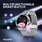 Valante Fem-Fit2 Smartwatch - Smartwatch Dames - Zilver staal - 40 mm - Stappenteller - Hartslagmeter - Bloeddrukmeter - Saturatiemeter