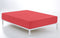 Verstelbaar onderlaken Alexandra House Living Rood 105 x 190/200 cm