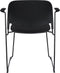 ANLI STYLE ARMCHAIR STACKS BLACK