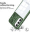 imoshion Hoesje Geschikt voor Samsung Galaxy A34 (5G) Hoesje - imoshion Camslider Backcover - Donkergroen