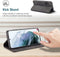 Hoesje Geschikt voor Samsung S21 Plus met Anti Skim Bescherming - Pasjes Bookcase RFID Beschermd Cover - Vulcano Black