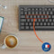 Toetsenbord en muisset - MOBILITY LAB - Alpha - Ergonomisch - Draadloos - Geïntegreerd numeriek t...