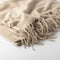 Dutch Decor - JOSE - Plaid 140x180 cm - lichtgewicht - natuurlijke look - Pumice Stone - beige